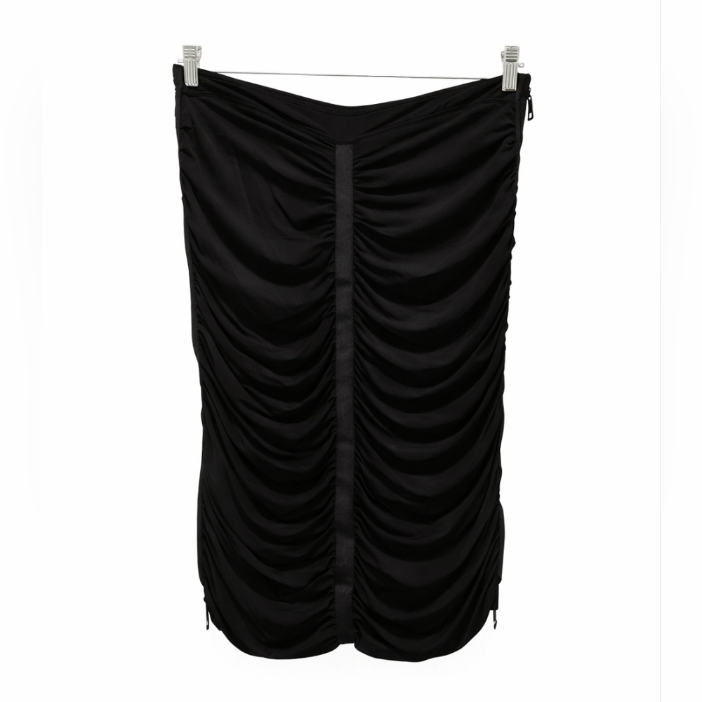 BURBERRY Black Ruched Skirt size 44